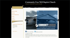 Desktop Screenshot of communityfwbchurch.org