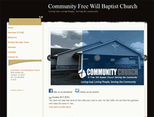 Tablet Screenshot of communityfwbchurch.org